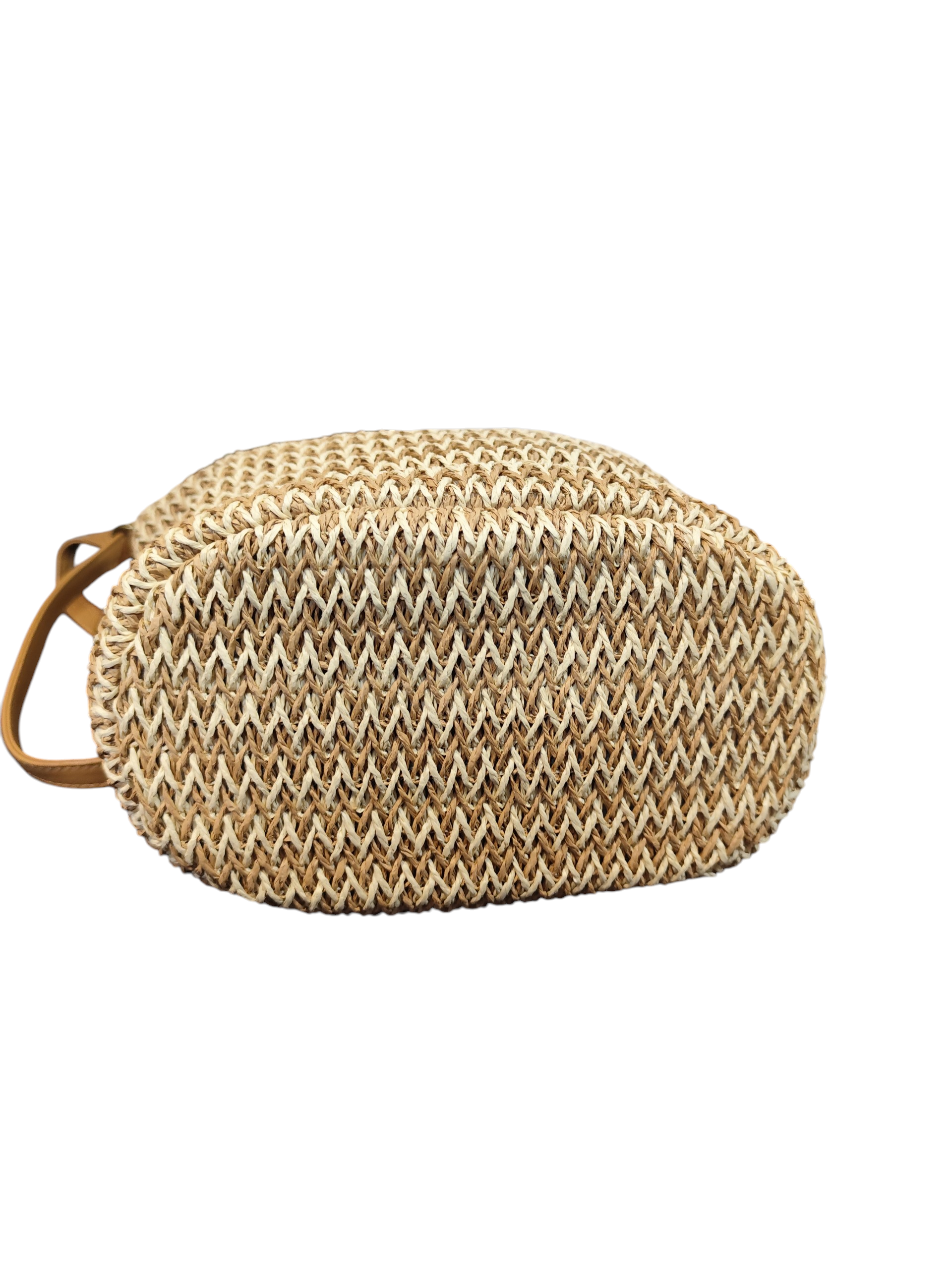 Sac cabas bohème Ibiza – tressage naturel & pampilles