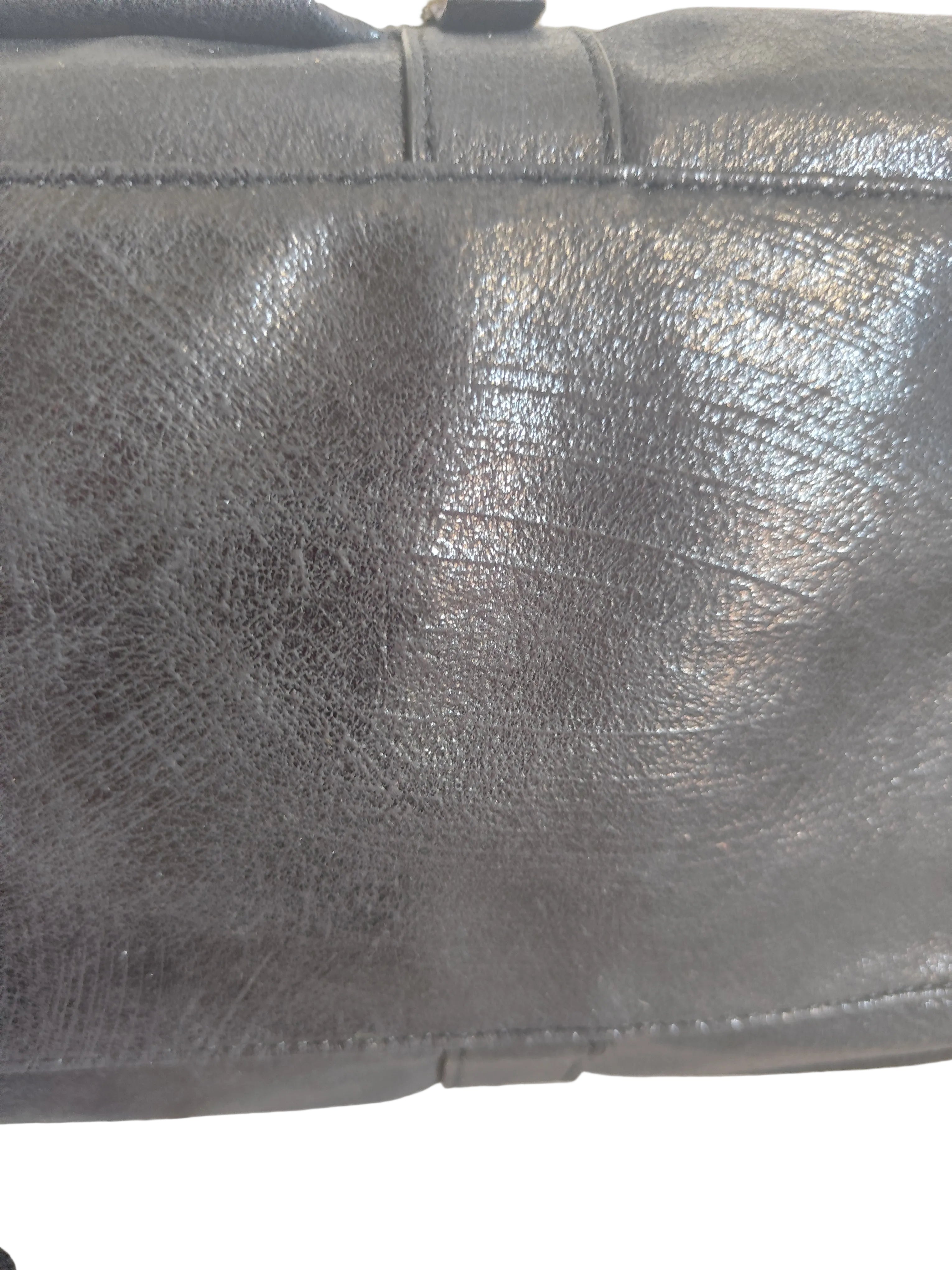 Sac de cours et de week-end Cortina noir avec bandoulière amovible, grande capacité 42 × 30 × 14 cm.