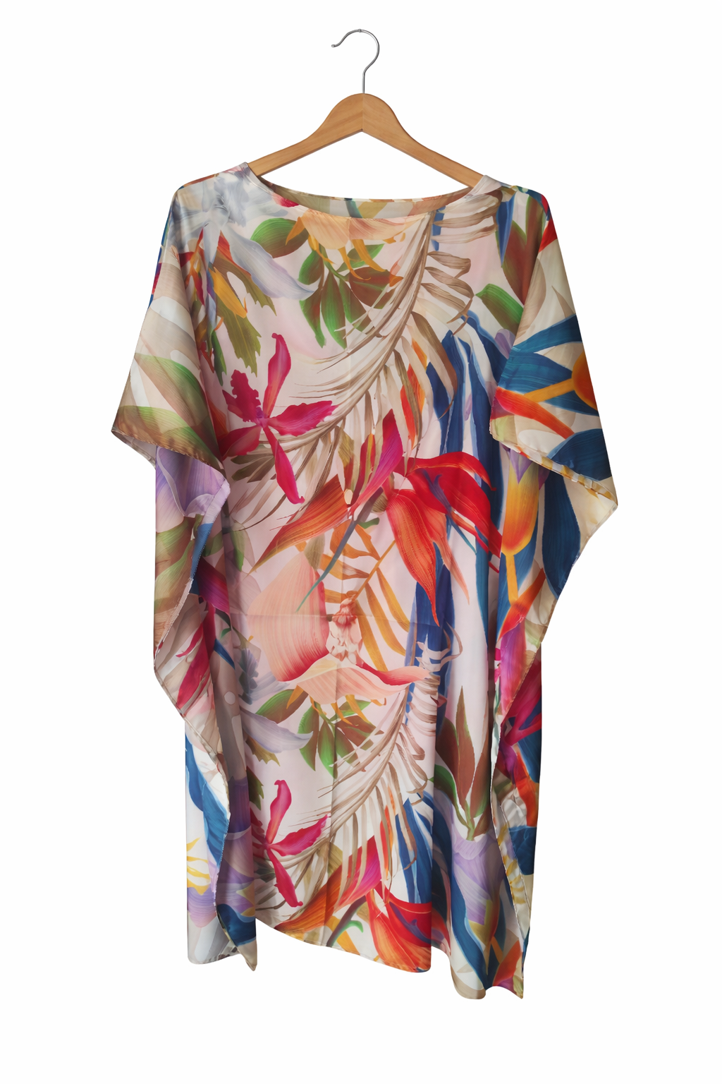 Tunique robe femme fluide toucher soie – Tahiti