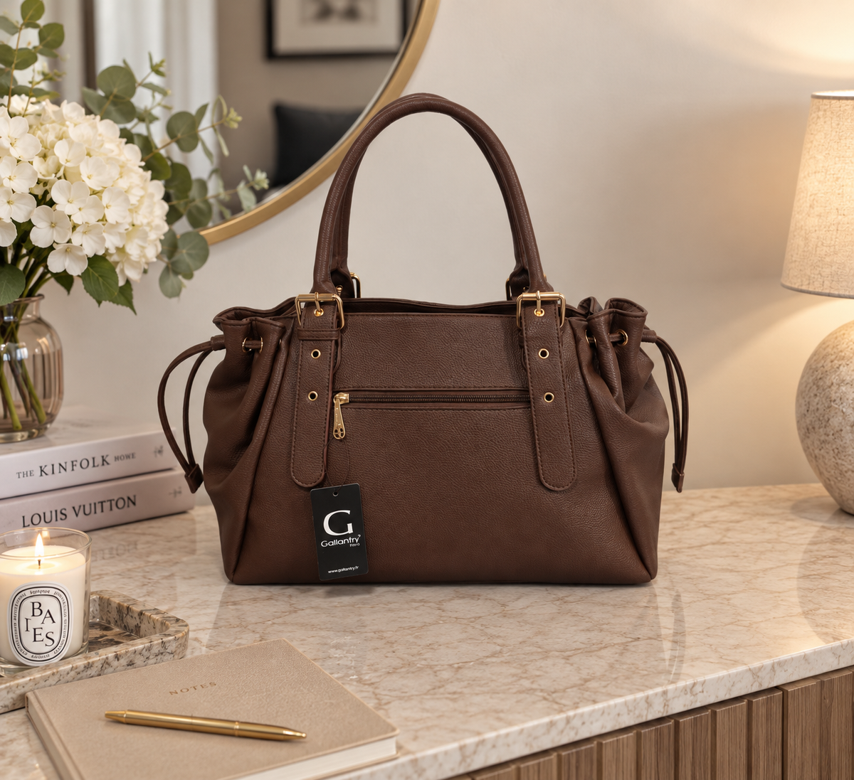 Sac Cabas Grande Taille en Simili Cuir – Élégance Bologne – vue produit 2