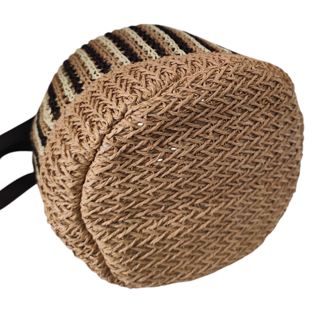 Sac seau paille femme Barcelona