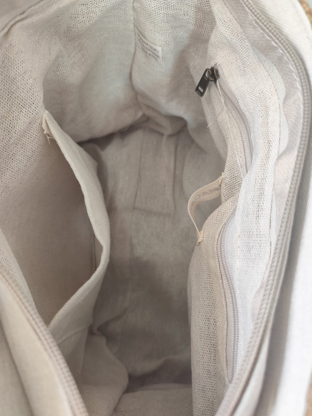 Sac cabas paille Biarritz bandoulière