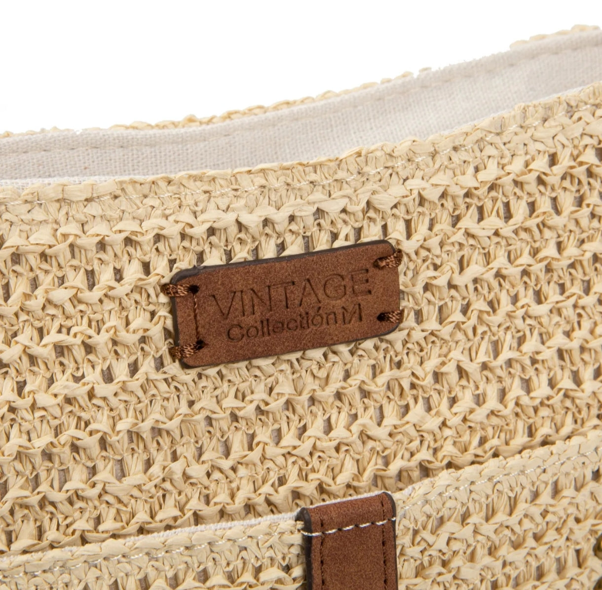 Sac bandoulière femme style raphia beige Ischia