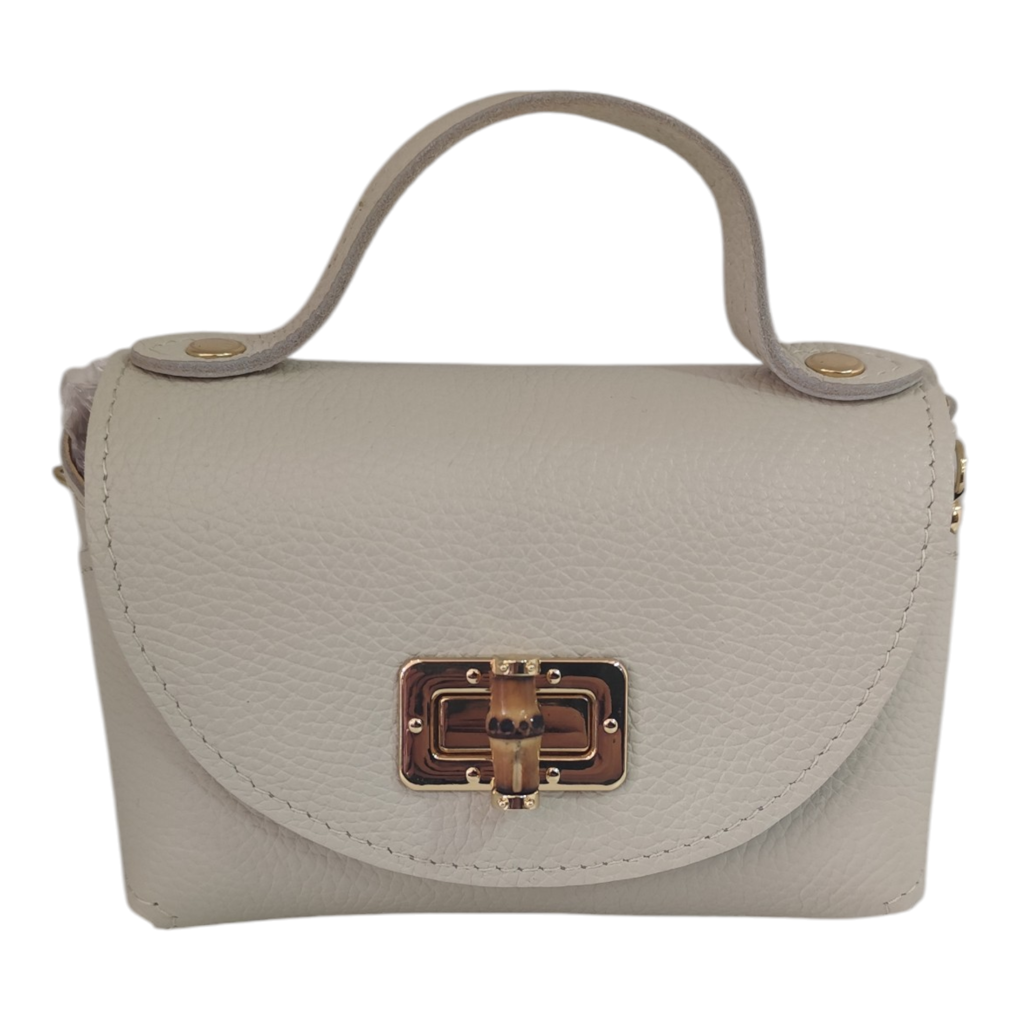 Sac à main bandoulière femme Nice écru élégant 