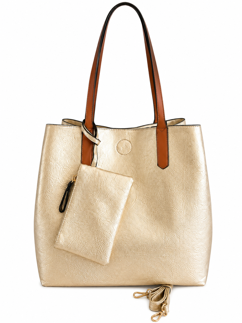 Sac cabas doré irisé Côme – Grand format 3 pièces (Copie)