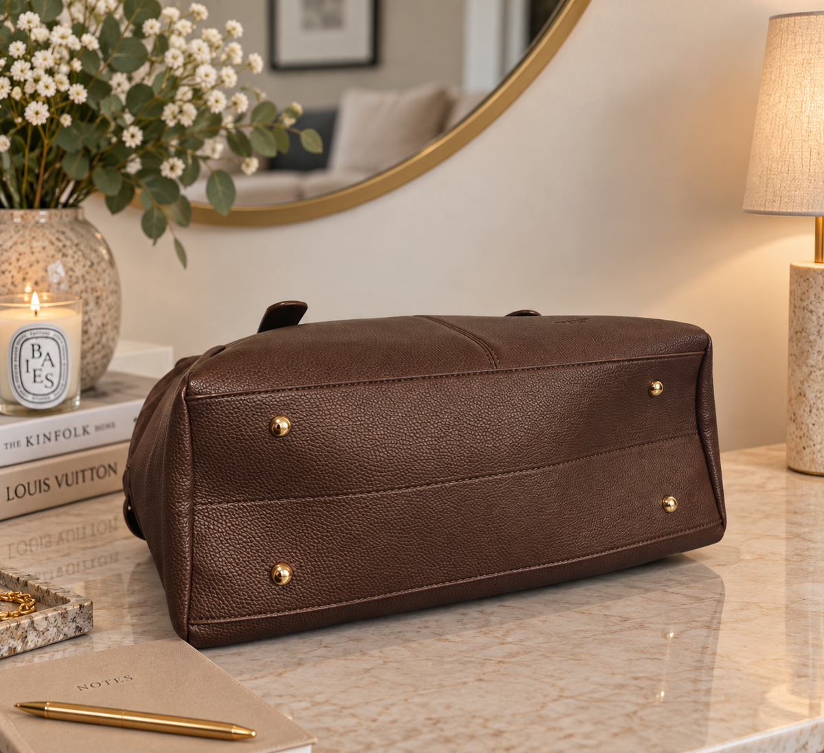 Sac Cabas Grande Taille en Simili Cuir – Élégance Bologne – vue produit 3