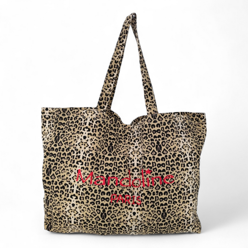 tote bag cabas femme imprimé léopard