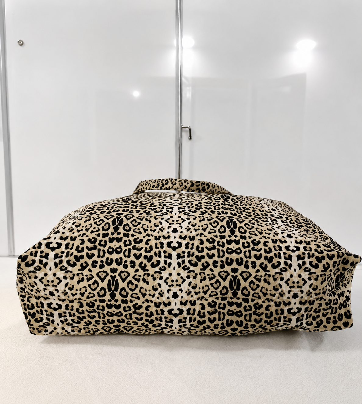 Tote bag léopard Zanzibar – Sac cabas coton femme