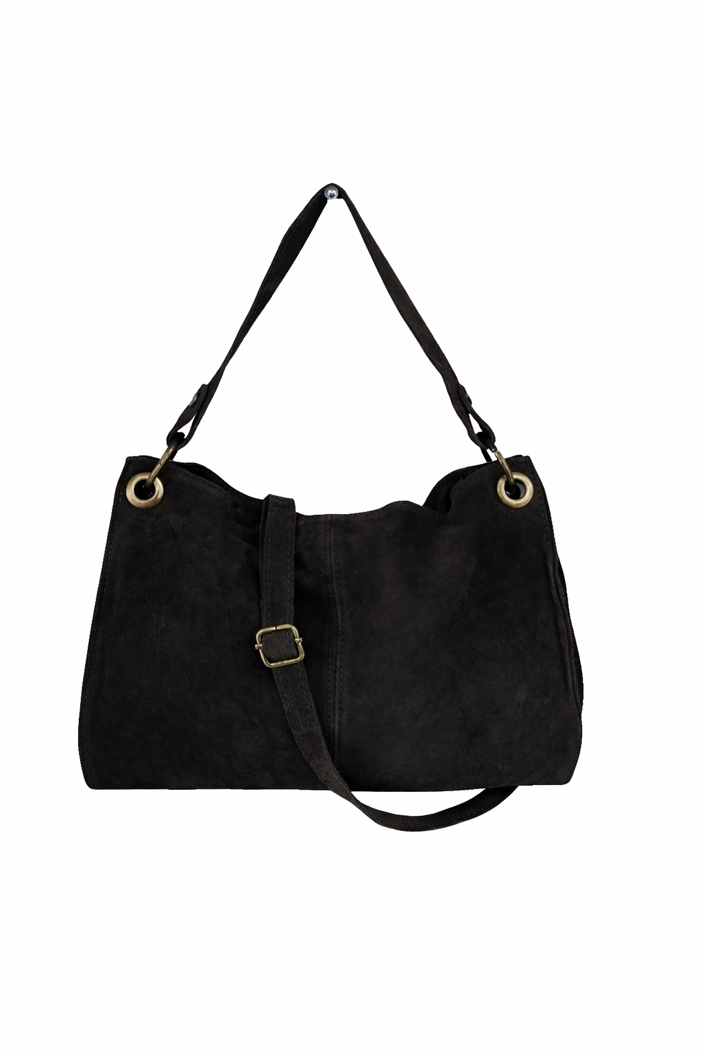 sac bandoulière cuir souple marron