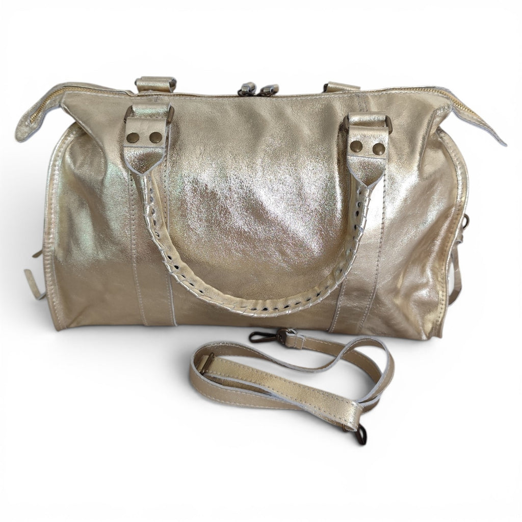 Sac de cours Ravenne en cuir 100 % italien – Grand sac A4 femme avec bandoulière – 44 × 30 × 15 cm