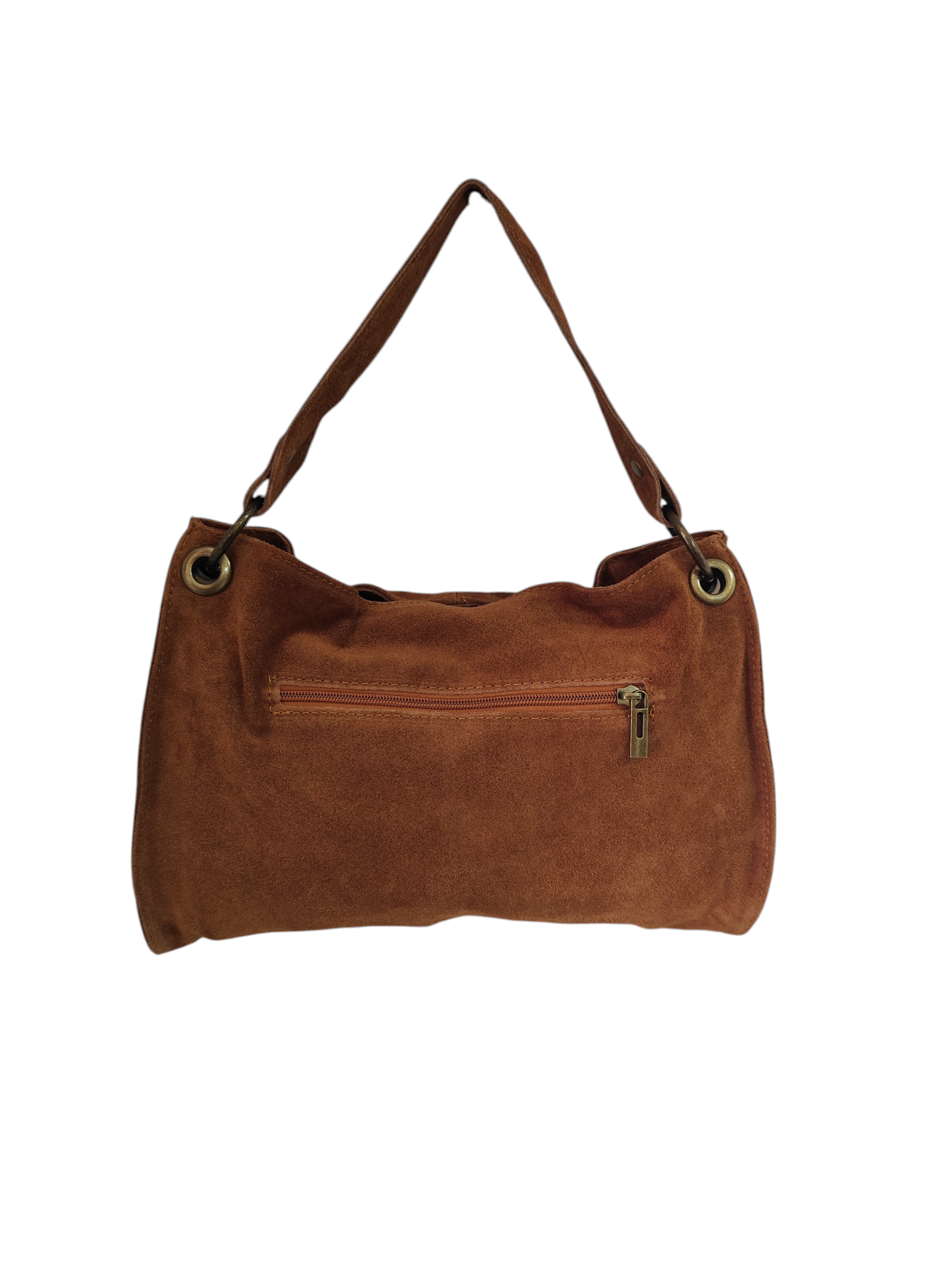 sac bandoulière cuir souple marron
