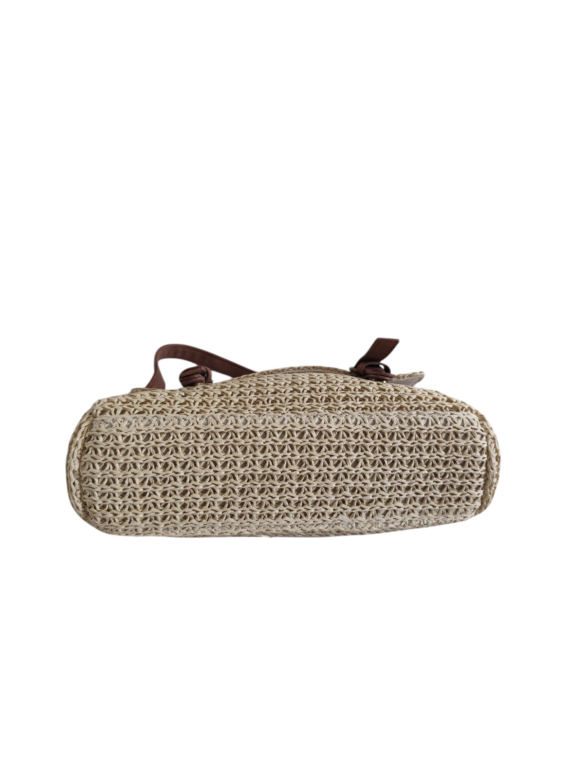 Sac Sorrente – Sac bandoulière tressé beige